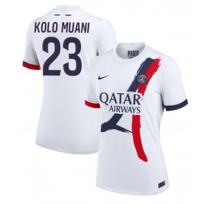 Billiga Paris Saint-Germain Randal Kolo Muani #23 Bortatröja Dam 2024-25 Kortärmad